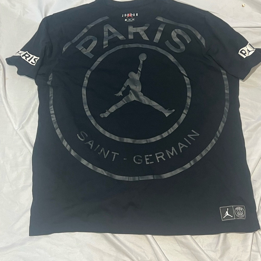 Jordan Black Paris Saint-Germain Men's T-Shirt xxl rare